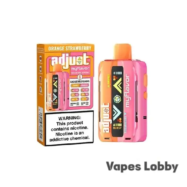 ORANGE STRAWBERRY – ADJUST MYFLAVOR 40K PUFFS Disposable Vape