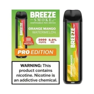 Orange Mango Watermelon - Breeze Pro 2000 - Puffs - Disposable Vape
