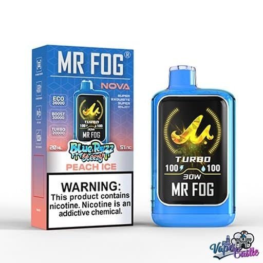 PEACH ICE - MR FOG NOVA STEEZY EDITION 36K PUFFS - DISPOSABLE VAPE