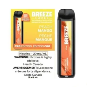 Peach Mango - Breeze Pro 2000 - Puffs - Disposable Vape