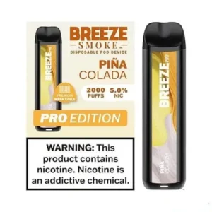 Pina Colada - Breeze Pro 2000 - Puffs - Disposable Vape