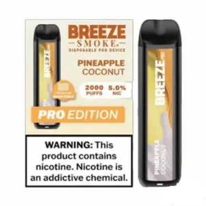 Pineapple Coconut - Breeze Pro 2000 - Puffs - Disposable Vape
