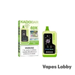 Pineapple Ice – Kado Bar NI 40K Puffs – Ice+Nic Control – Disposable Vape