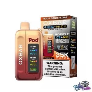 ROOTBEER FLOAT – OXBAR ICE-NIC CONTROL 35K Puffs – Disposable Vape