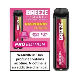 Raspberry Lemon - Breeze Pro 2000 - Puffs - Disposable Vape