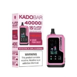 Red Apple + Sour Pink Dust – Kado Bar NI 40K Puffs – Ice+Nic Control – Disposable Vape