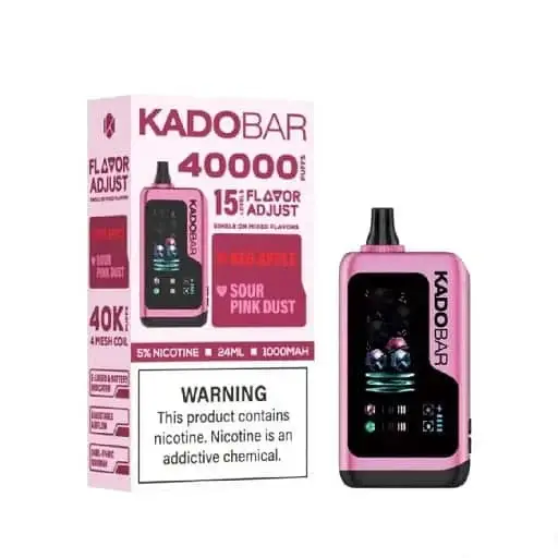 Red Apple + Sour Pink Dust – Kado Bar NI 40K Puffs – Ice+Nic Control – Disposable Vape