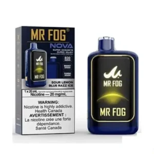 SOUR LEMON ICE - MR FOG NOVA STEEZY EDITION 36K PUFFS - DISPOSABLE VAPE
