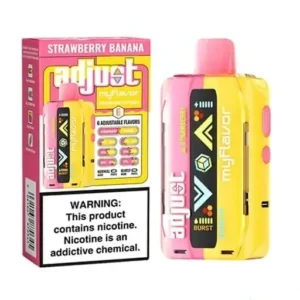 STRAWBERRY BANANA – ADJUST MYFLAVOR 40K PUFFS Disposable Vape