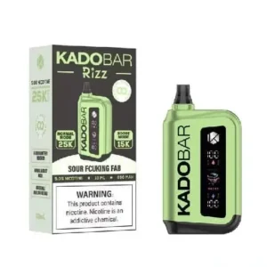 Sour Fucking Fab - Kado Bar Rizz 25K Puffs - Disposable Vape