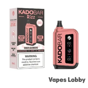 Sour Gushers - Kado Bar Rizz 25K Puffs - Disposable Vape