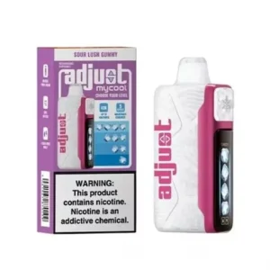 Sour Lush Gummy - ADJUST MYCOOL 40K PUFFS - DISPOSABLE VAPE