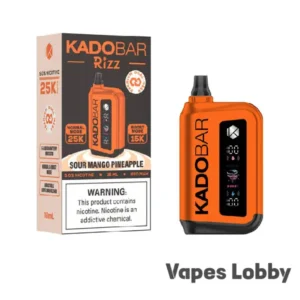 Sour Mango Pineapple - Kado Bar Rizz 25K Puffs - Disposable Vape