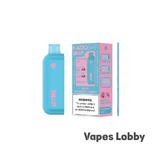 Sour Rainbow Candy - Kado Bar Snap 25K Puffs - Disposable Pod (Addon Battery Not Included)