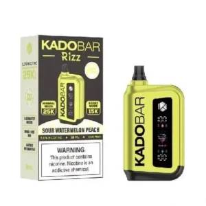 Sour Watermelon Peach - Kado Bar Rizz 25K Puffs - Disposable Vape