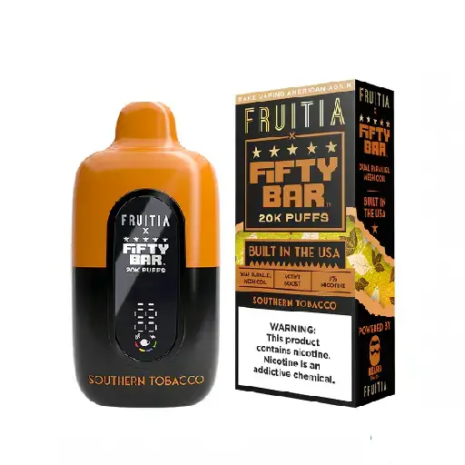 Southern Tobacco - Fruitia x Fifty Bar 20K Puffs - Disposable