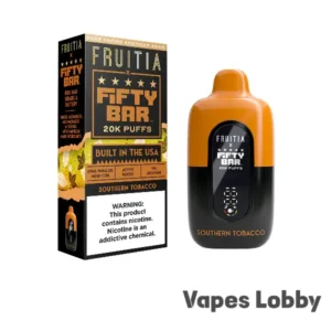 Southern Tobacco - Fruitia x Fifty Bar 20K Puffs - Disposable