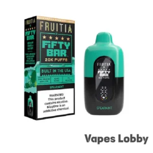 Spearmint - Fruitia x Fifty Bar 20K Puffs - Disposable Vape
