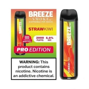 StrawKiwi - Breeze Pro 2000 - Puffs - Disposable Vape