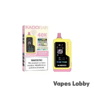 Strawberry Banana – Kado Bar NI 40K Puffs – Ice+Nic Control – Disposable Vape