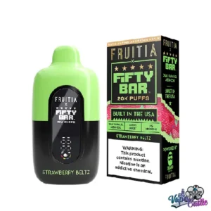 Strawberry Beltz - Fruitia x Fifty Bar 20K Puffs - Disposable Vape