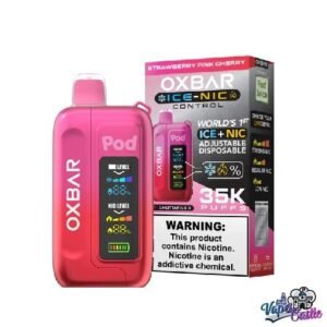 Strawberry Pink Cherry – OXBAR ICE-NIC CONTROL 35K Puffs – Disposable Vape