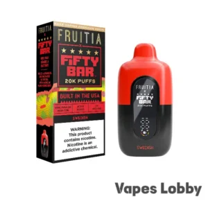 Swedish - Fruitia x Fifty Bar 20K Puffs - Disposable Vape