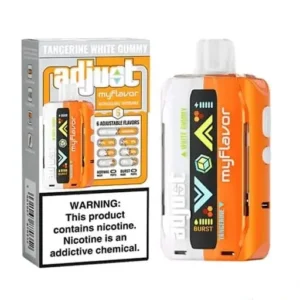 TANGERINE WHITE GUMMY – ADJUST MYFLAVOR 40K PUFFS Disposable Vape