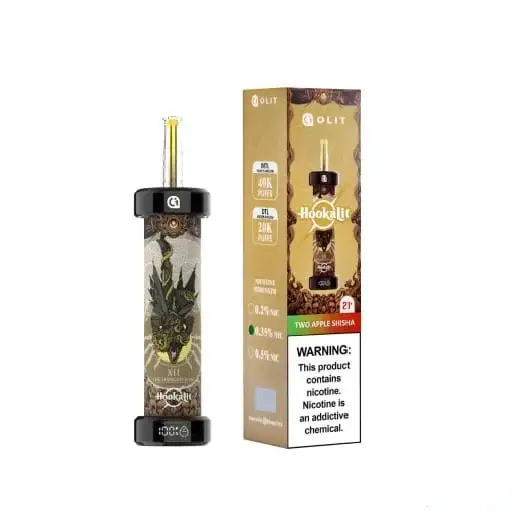 TWO APPLE SHISHA - OLIT HOOKALIT 40K PUFFS - DISPOSABLE VAPE