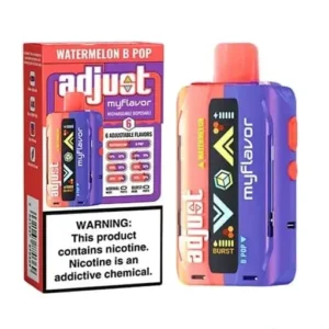 WATERMELON B POP – ADJUST MYFLAVOR 40K PUFFS Disposable Vape