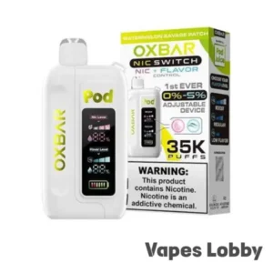 WATERMELON SAVAGE PATCH - Oxbar Nic Switch 35K Puffs - Disposable Vape