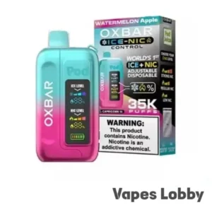 Watermelon Apple – OXBAR ICE-NIC CONTROL 35K Puffs – Disposable Vape
