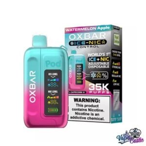 Watermelon Apple – OXBAR ICE-NIC CONTROL 35K Puffs – Disposable Vape
