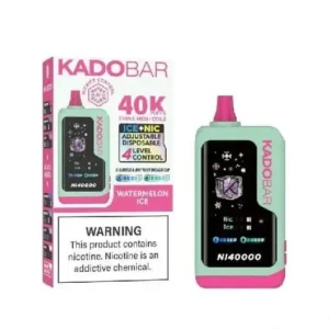 Watermelon Ice – Kado Bar NI 40K Puffs – Ice+Nic Control – Disposable Vape