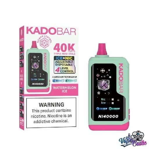 Watermelon Ice – Kado Bar NI 40K Puffs – Ice+Nic Control – Disposable Vape