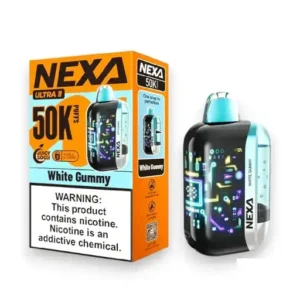 White Gummy - Nexa Ultra II 50K Puffs - Disposable Vape