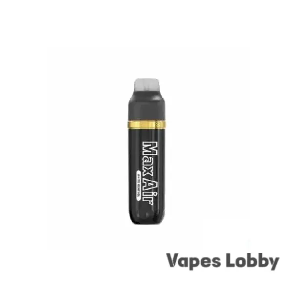 White Menthol Mr Fog Max Air 3K Puffs disposable vape with mesh coil and crisp menthol flavor