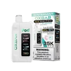 Wintermint – OXBAR ICE-NIC CONTROL 35K Puffs – Disposable Vape