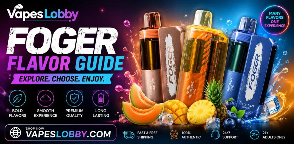Comprehensive Foger vape flavor guide and review